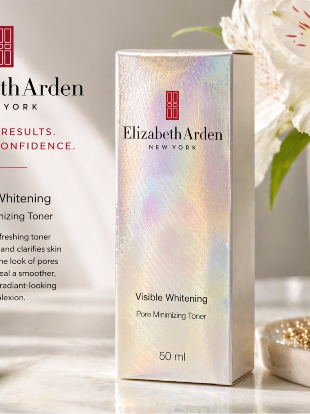 Elizabeth Arden Iridescent White Visible Whitening Pore Minimizing Toner 50 ml